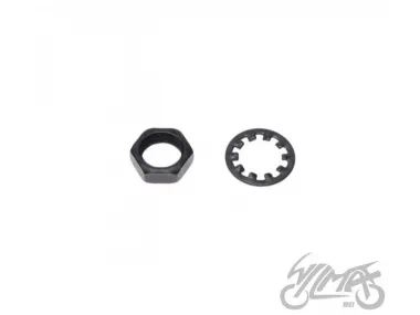 NUT + WASHER, MAIN SHAFT FOR BICYCLE AUXILIARY ENGINE 50 cc