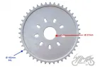 REAR SPROCKET T:44, BICYCLE AUXILIARY ENGINE