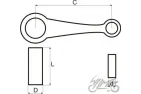 22/091,5/12 CONROD S-FB50