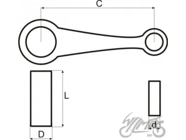 22/091,5/12 CONROD S-FB50