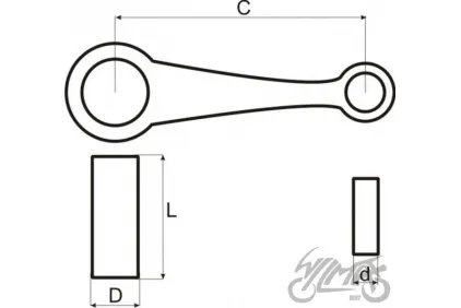 22/091,5/12 CONROD S-FB50