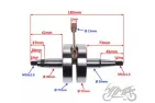 CRANKSHAFT ASSY FOR DERBI SENDA 50 D50B0