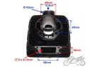 CYLINDER ASSY YAMAHA DT50/60 43 mm