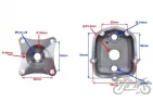 HEAD, CYLINDER DERBI APRILIA 2006 50 CCM LC