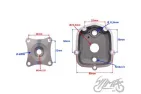 HEAD, CYLINDER DERBI APRILIA 2018+ 50 CCM LC EURO4