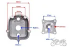 HEAD ASSY, CYLINDER DERBI APRILIA 2006 70 CCM LC