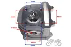 HEAD ASSY, CYLINDER 150 CCM 57,40 mm 4T W/VALVES