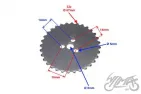 SPROCKET, CAM CHAIN HEAD AY35234
