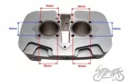 CYLINDER ASSY 250 CCM 2 PISTONS JIALING 4T