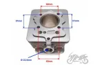 CYLINDER ASSY, DIA. 56,40 125 CCM LONCIN 2- 4T