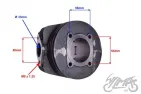 CILINDRAS STŪMOKLIS BAJAJ 135 57.00 mm