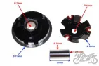 VARIATOR ASSY, TUNING 125/150ccm 4T