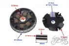 VARIATOR ASSY, PIAGGIO 125/150 CCM