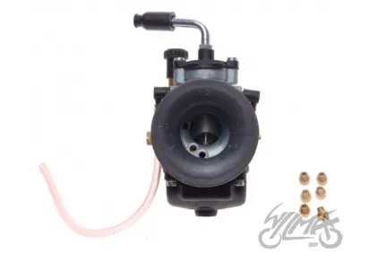 KARBURATORIUS 21MM 2T TUNING SU RANKINIU PARIEBINIMU + ŽIKLERIŲ KOMPLEKTAS
