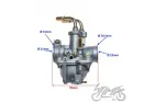 CARBURETOR ASSY YAMAHA PW 50CC