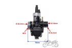CARBURETOR ASSY REPLACING DELLORTO TYPE PHBG