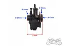 CARBURETOR ASSY 28 mm TUNING 150CC-350CC