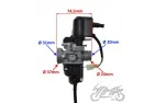 KARBIURATORIUS, PHVA17.5mm GP1 50CC RUNNER ZIP SP NRG MC3