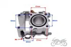 CYLINDER SET FOR YAMAHA VINO 50 LC 4T 38.00mm