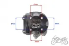 CYLINDER HEAD ASSY 4-VALVE, FOR YAMAHA CYGNUS 125 63.00 mm