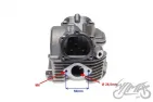 CYLINDER HEAD ASSY 4-VALVE, FOR YAMAHA CYGNUS 125 63.00 mm
