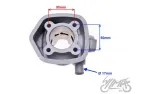CYLINDER ASSY CERAMIC YAMAHA APRILIA LC 70 47mm