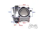 CILINDRAS STŪMOKLIS HONDA SH150 58.00mm 12100-KGG-910