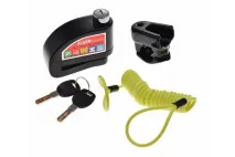 STABDŽIŲ DISKO UŽRAKTAS SU SIGNALIZACIJA, ĮJUNGIMO VARIANTAS JUODAS