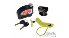 DISC LOCK WITH ALARM, ON VARIANT BLACK