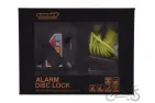 DISC LOCK WITH ALARM, ON VARIANT BLACK