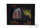DISC LOCK WITH ALARM, ON VARIANT CHROME
