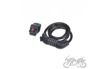 LOCK, STEEL ROPE 10x1100