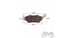 FRONT BRAKE PADS FOR BENELLI IMPERIALE 400