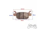 REAR BRAKE PADS FOR BENELLI IMPERIALE 400