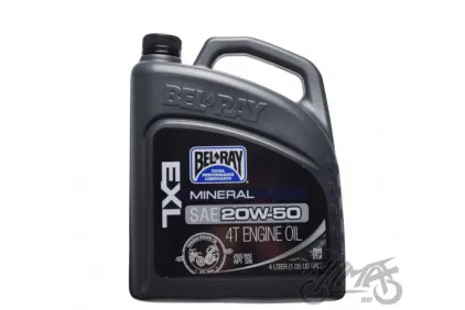 tepalas keturtakčiams motociklų varikliams BEL-RAY EXL 4T 20W-50 4l