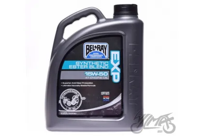 Tepalas keturtakčiams varikliams bel-ray EXP pusiau sintetinis ESTER 4T 15W-50 4l