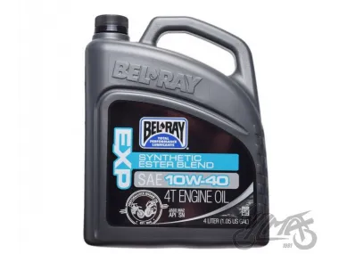 Tepalas keturtakčiams varikliams bel-ray EXP pusiau sintetinis ESTER 4T 10W-40 4l