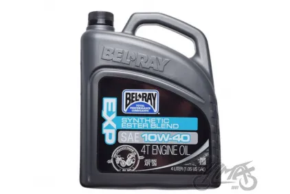 Tepalas keturtakčiams varikliams bel-ray EXP pusiau sintetinis ESTER 4T 10W-40 4l