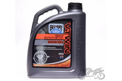 BEL-RAY V-TWIN SEMI-SYNTH. OIL 4T 20W-50 4L