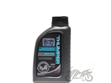 Tepalas keturtakčiams varikliams bel-ray THUMPER R. pusiau sintetinis ESTER 4T 15W-50 1l