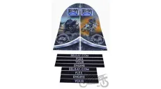 DECAL SET FOR DISPLAY RACK BEL-RAY BR99146/99147 MOTORCYCLE