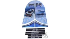 DECAL SET FOR DISPLAY RACK BEL-RAY BR99146/99147 MARINE
