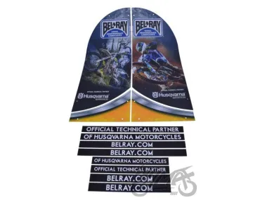 DECAL SET FOR DISPLAY RACK BEL-RAY BR99146/99147 HUSQVARNA