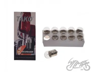 BULB 6V 5W G18 BA15S 10PCS PACK TAKO