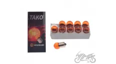 BULB 12V 10W G18 BA15S AMBER 10PCS PACK TACO