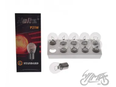BULB 12V 21W P21W BA15S 10PCS PACK NAITE