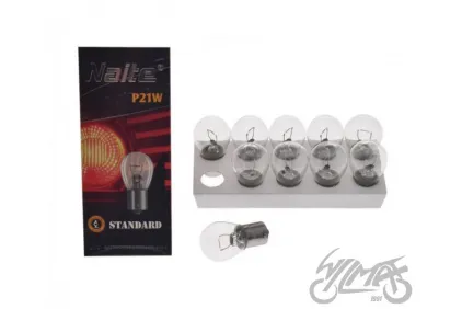 BULB 12V 21W P21W BA15S 10PCS PACK NAITE