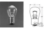 BULB 12V 23W BA15S 10PCS PACK