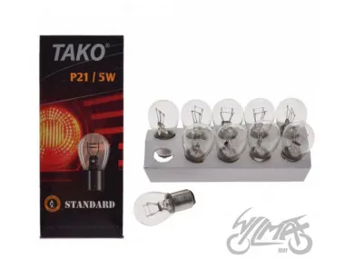 BULB 6V 21/5W BAY15D TAKO 10PCS PACK