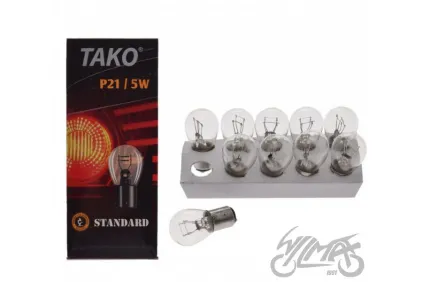BULB 6V 21/5W BAY15D TAKO 10PCS PACK